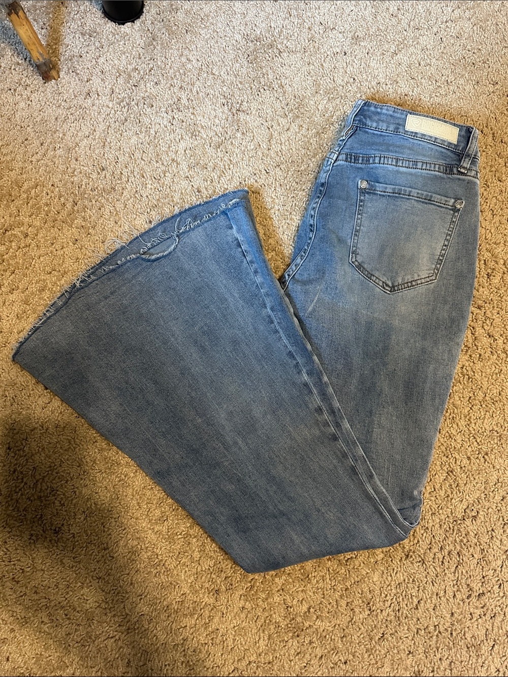 Rock & Rock Denim Women's Light Blue Flared Jeans